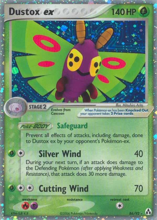 Dustox ex Pokémon Legend Maker #86 Holo