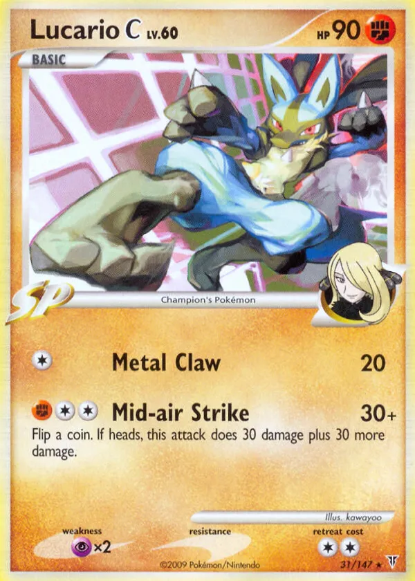 Lucario C Pokémon Supreme Victors #31 Reverse Holo