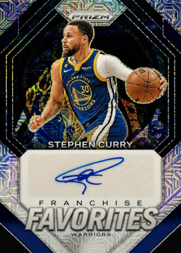 Stephen Curry 2023 Panini Prizm Franchise Favorites Signatures Basketball Mojo #FF-CUR