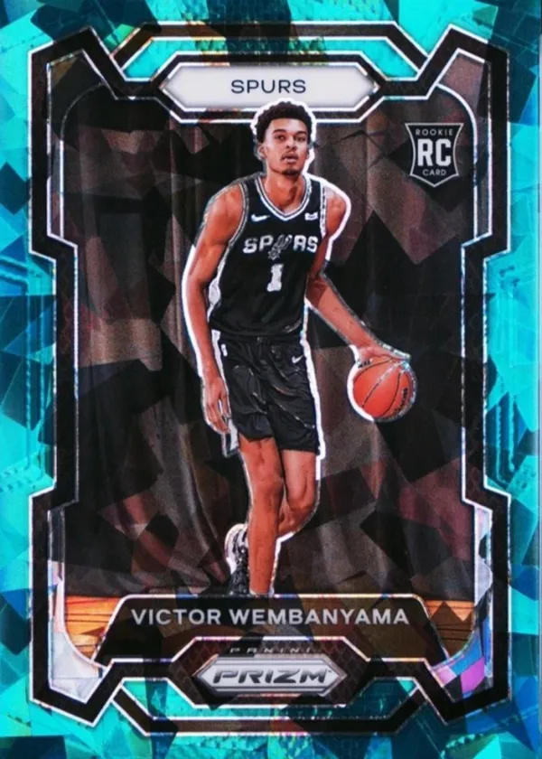 Victor Wembanyama 2023 Panini Prizm Basketball Teal Ice #136