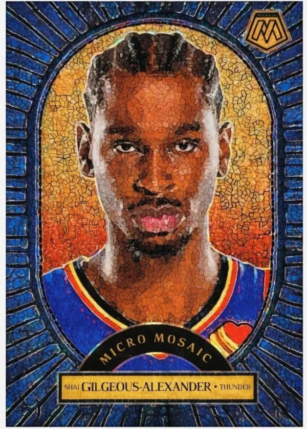 Shai Gilgeous-Alexander 2024 Panini Mosaic Micro Mosaic Basketball #4