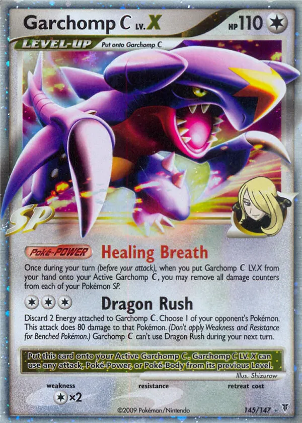 Garchomp C LV.X Pokémon Supreme Victors #145 Holo