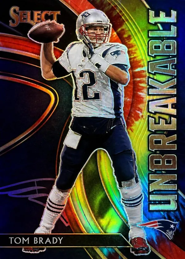 Tom Brady 2020 Panini Select Unbreakable Football Tie-Dye #U6