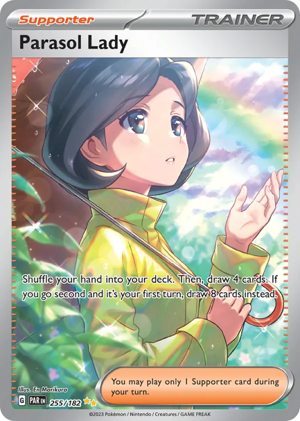 Parasol Lady Pokémon Paradox Rift #255 Holo