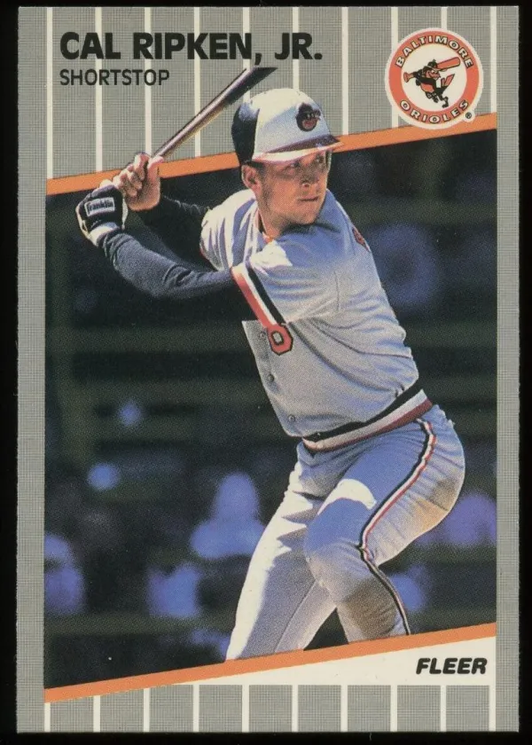 Cal Ripken 1989 Fleer Glossy Baseball #617