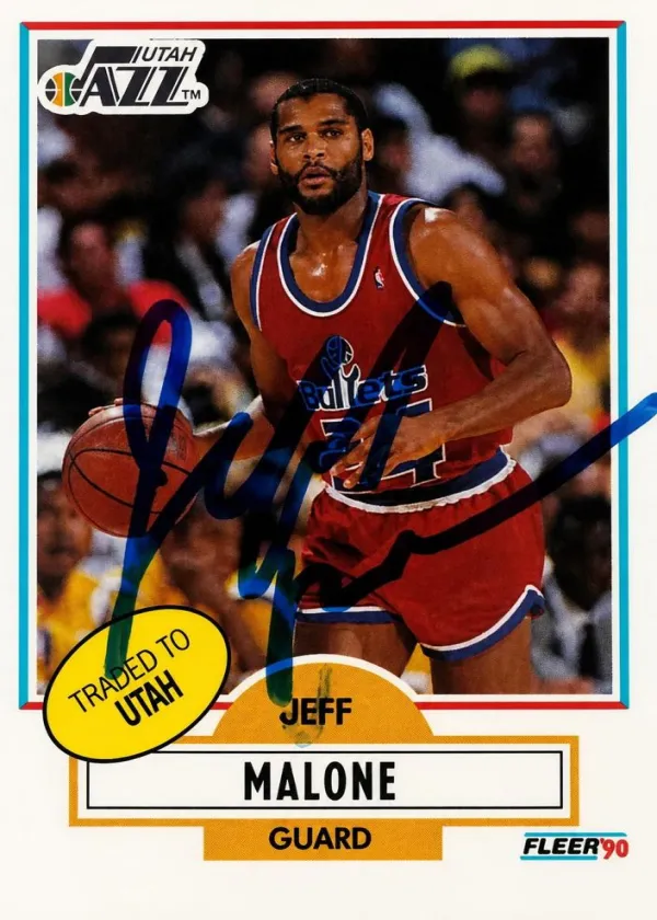 Jeff Malone 1990 Fleer Basketball #195