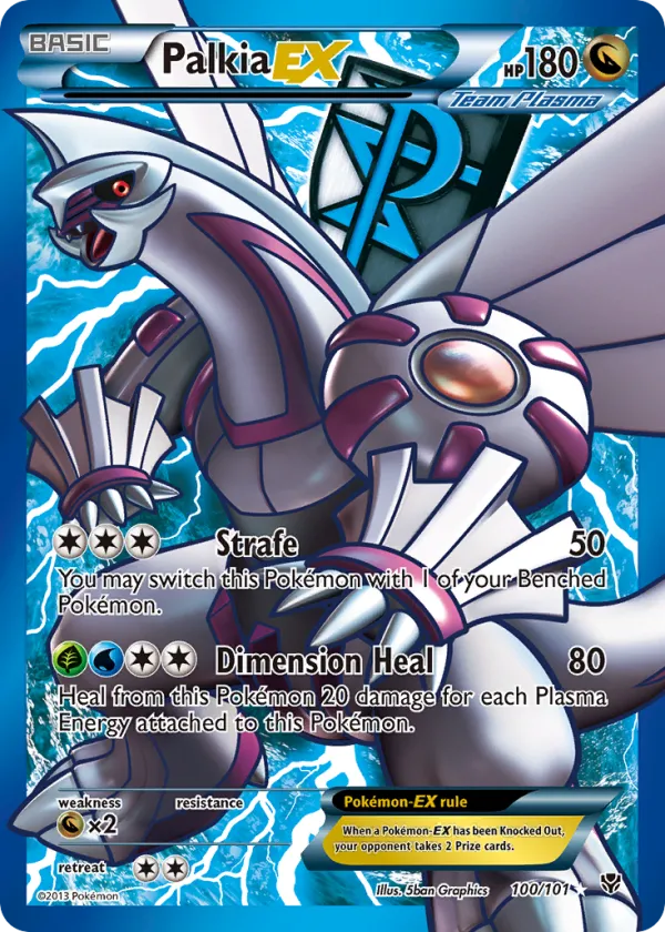Palkia-EX Pokémon Plasma Blast #100 Holo