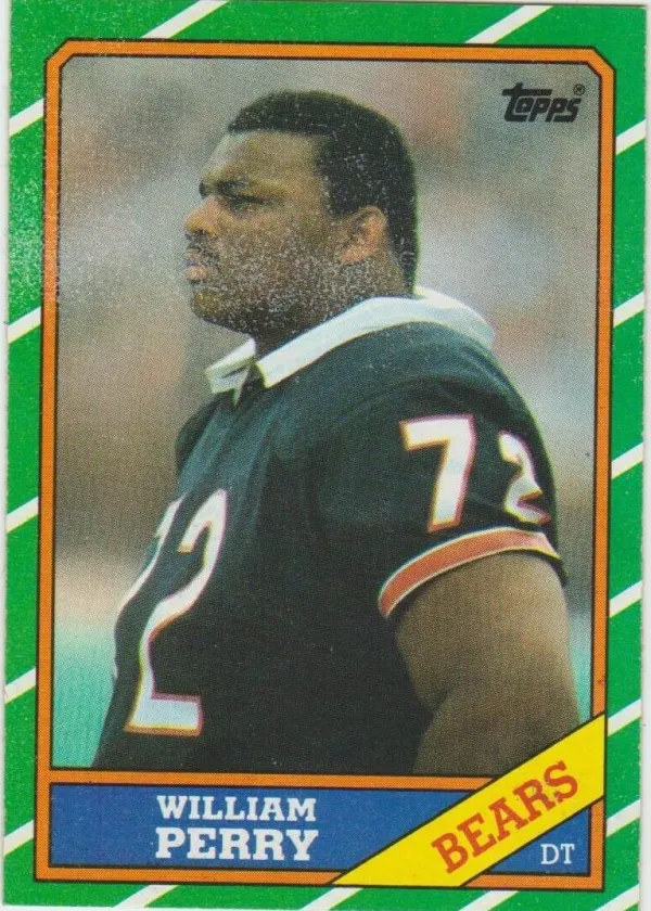 William Perry 1986 Topps Football #20