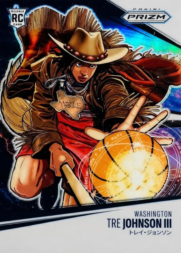 Tre Johnson III 2025 Panini Prizm Manga Basketball #6
