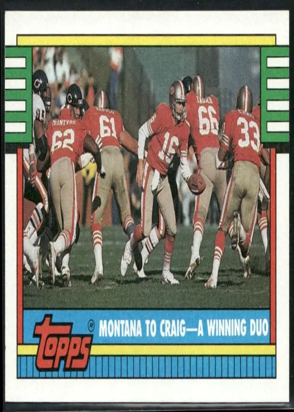 Joe Montana 1990 Topps Football #515
