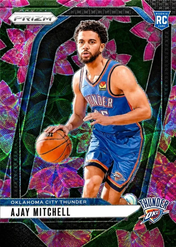 Ajay Mitchell 2024 Panini Prizm Basketball Lotus Flower #226