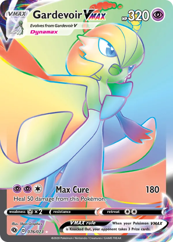 Gardevoir VMAX Pokémon Champion's Path #76 Holo