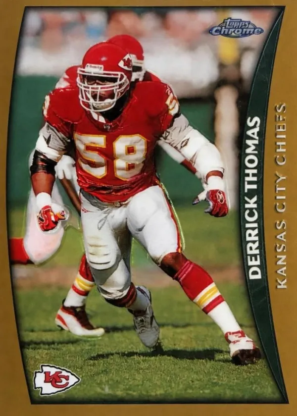 Derrick Thomas 1998 Topps Chrome Football Refractor #106