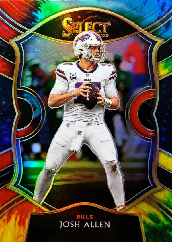 Josh Allen 2020 Panini Select Concourse Football Tie-Dye #22