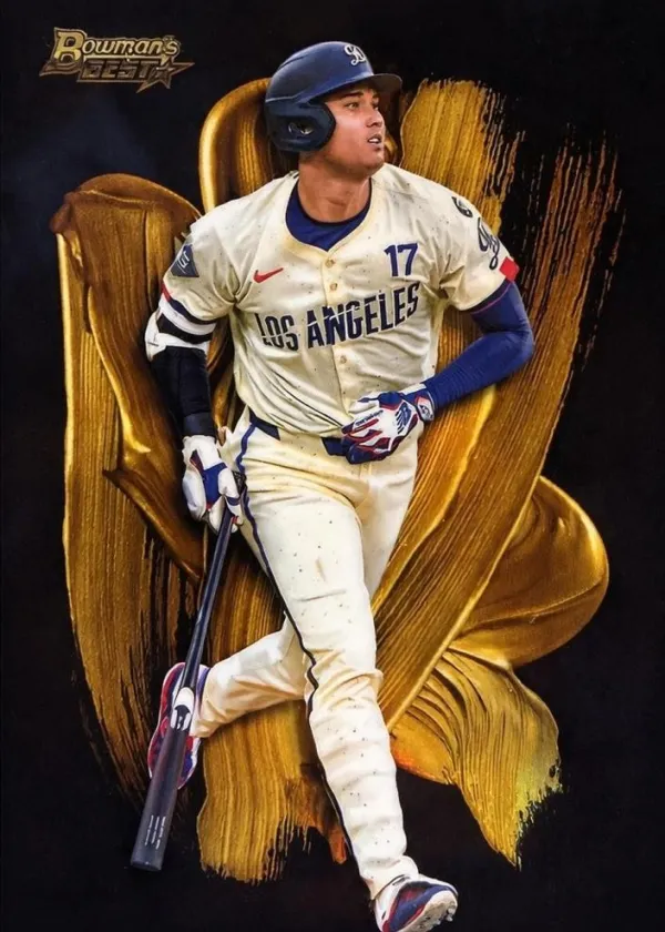Shohei Ohtani 2025 Bowman's Best Strokes Of Gold Baseball #SG-12