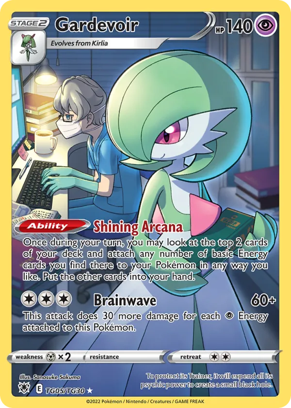 Gardevoir Pokémon Astral Radiance Trainer Gallery #TG05 Holo