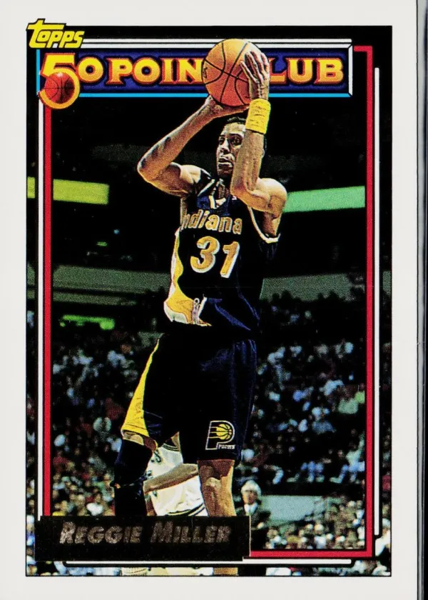 Reggie Miller 1992 Topps Basketball Gold #215