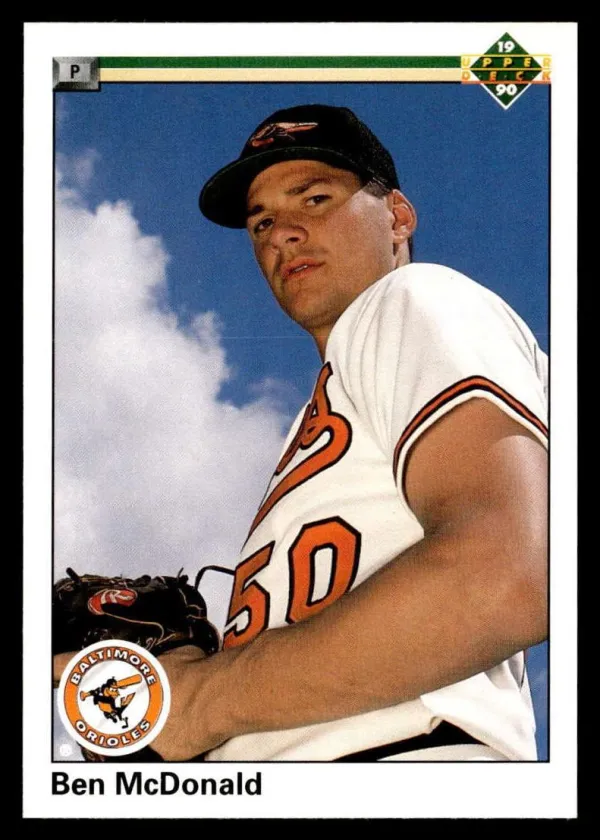 Ben McDonald 1990 Upper Deck Baseball Orioles Logo #54