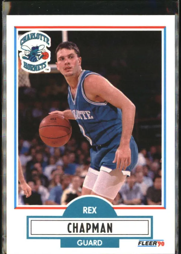 Rex Chapman 1990 Fleer Basketball #17