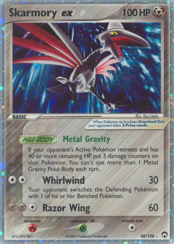Skarmory ex Pokémon Power Keepers #98 Holo