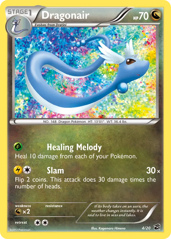 Dragonair Pokémon Dragon Vault #4 Holo
