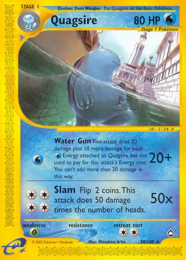 Quagsire Pokémon Aquapolis #30