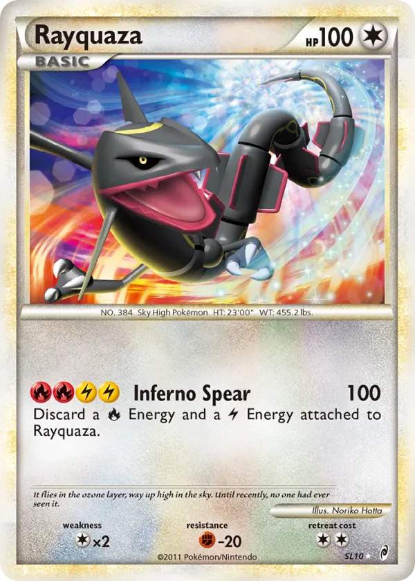 Rayquaza Pokémon Call of Legends #SL10 Holo
