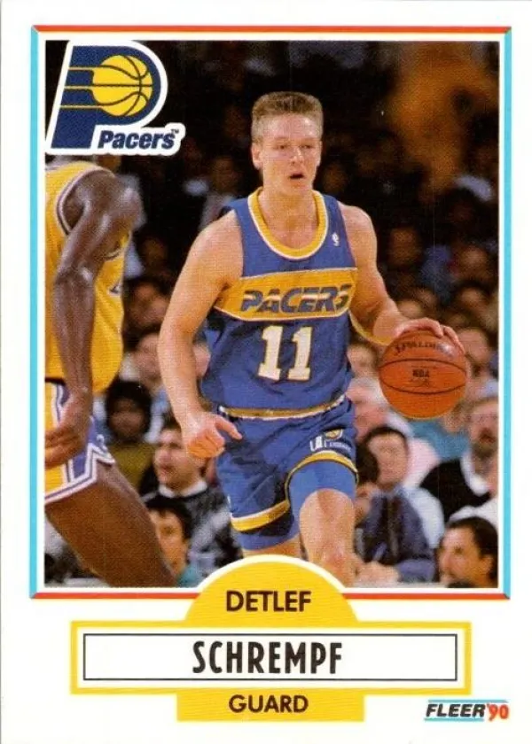 Detlef Schrempf 1990 Fleer Basketball #81