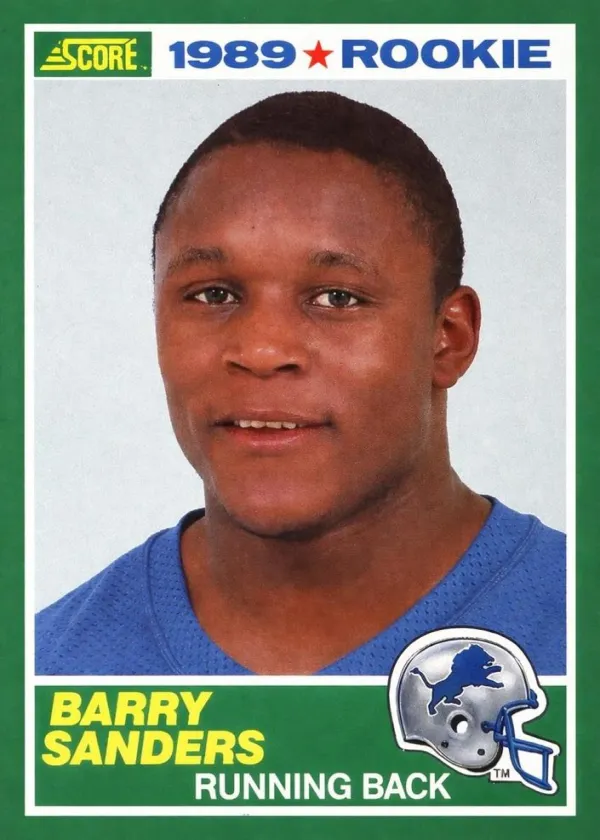 Barry Sanders 1989 Score Football #257