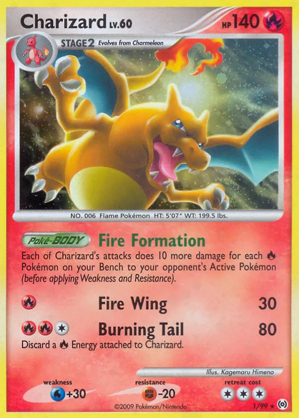 Charizard Pokémon Arceus #1 Holo