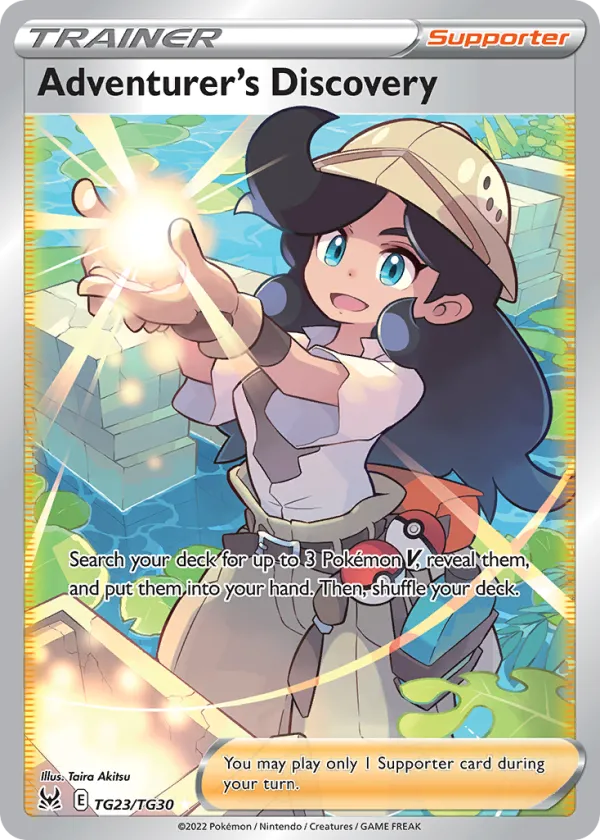 Adventurer's Discovery Pokémon Lost Origin Trainer Gallery #TG23 Holo