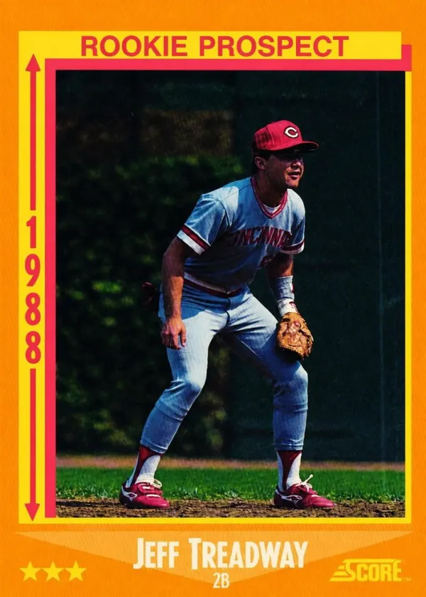 Jeff Treadway 1988 Score Rookie Prospect Baseball #646