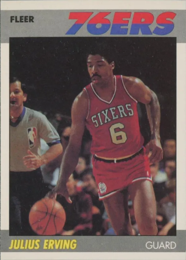 Julius Erving 1987 Fleer Basketball #35