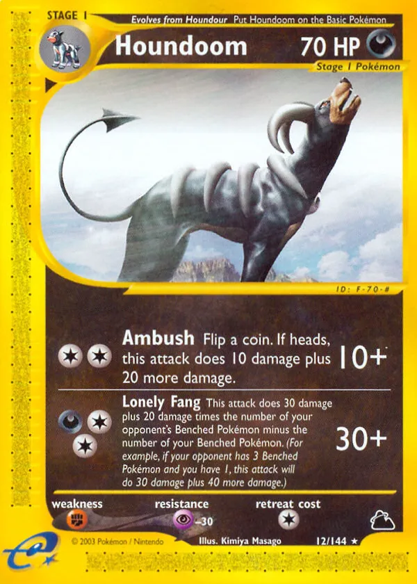 Houndoom Pokémon Skyridge #12