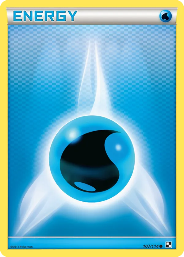 Water Energy Pokémon Black & White #107