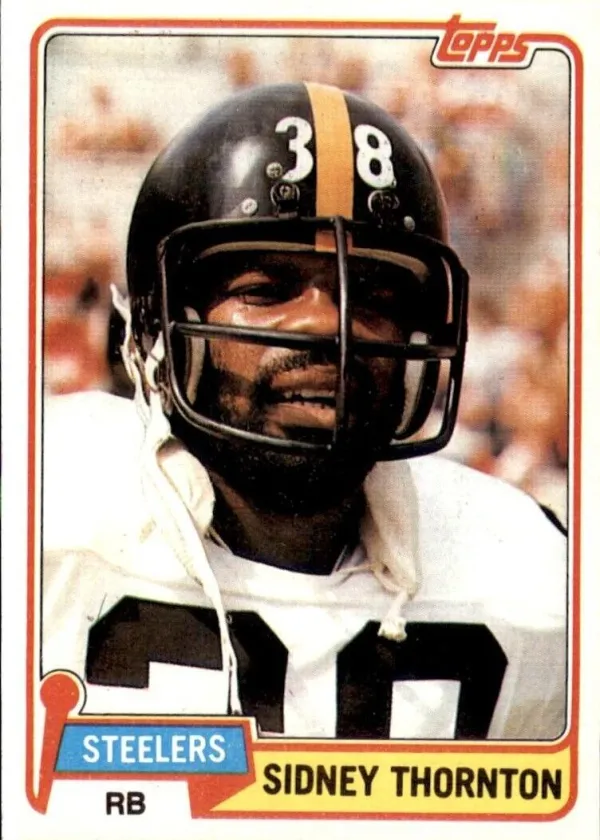 Sidney Thornton 1981 Topps Football #61