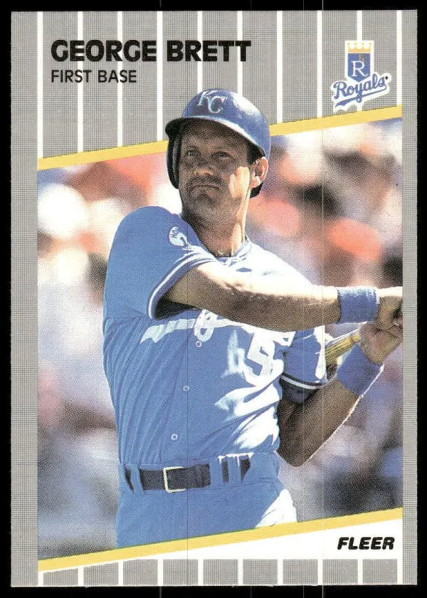 George Brett 1989 Fleer Glossy Baseball #277