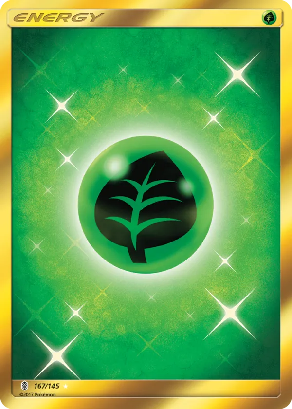 Grass Energy Pokémon Guardians Rising #167 Holo