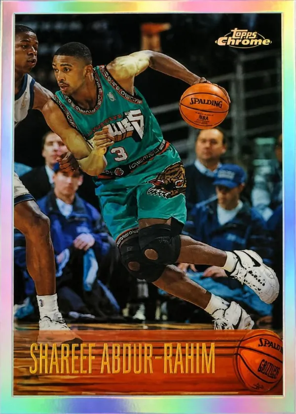 Shareef Abdur-Rahim 1996 Topps Chrome Basketball Refractor #128