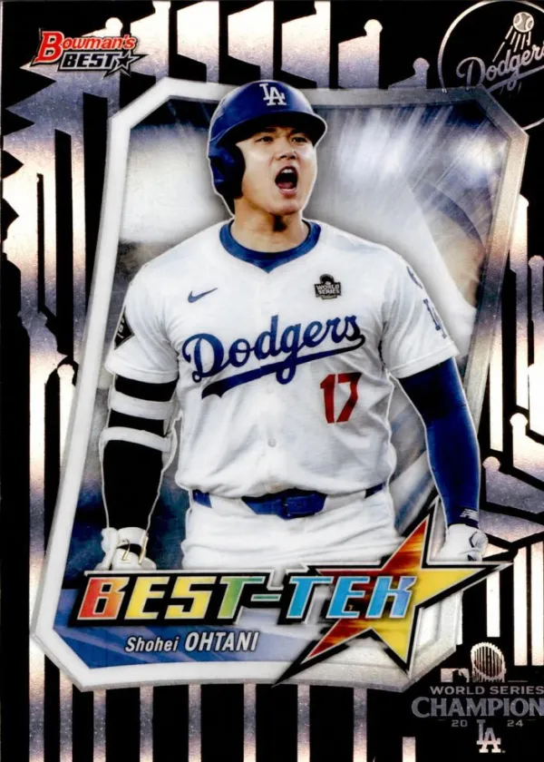 Shohei Ohtani 2025 Bowman's Best Tek Baseball Red #BT-28