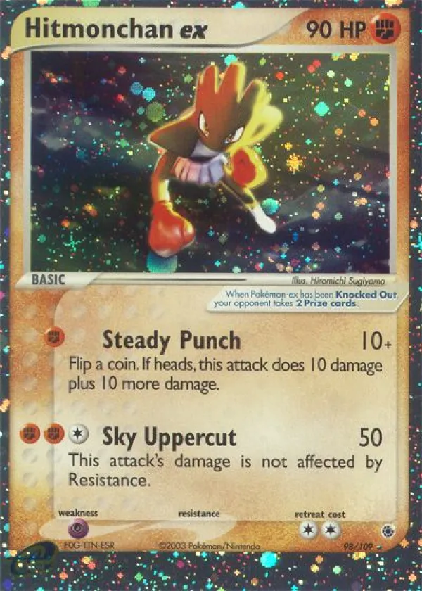 Hitmonchan ex Pokémon Ruby & Sapphire #98 Holo