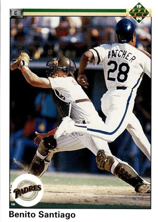 Benito Santiago 1990 Upper Deck Baseball #325