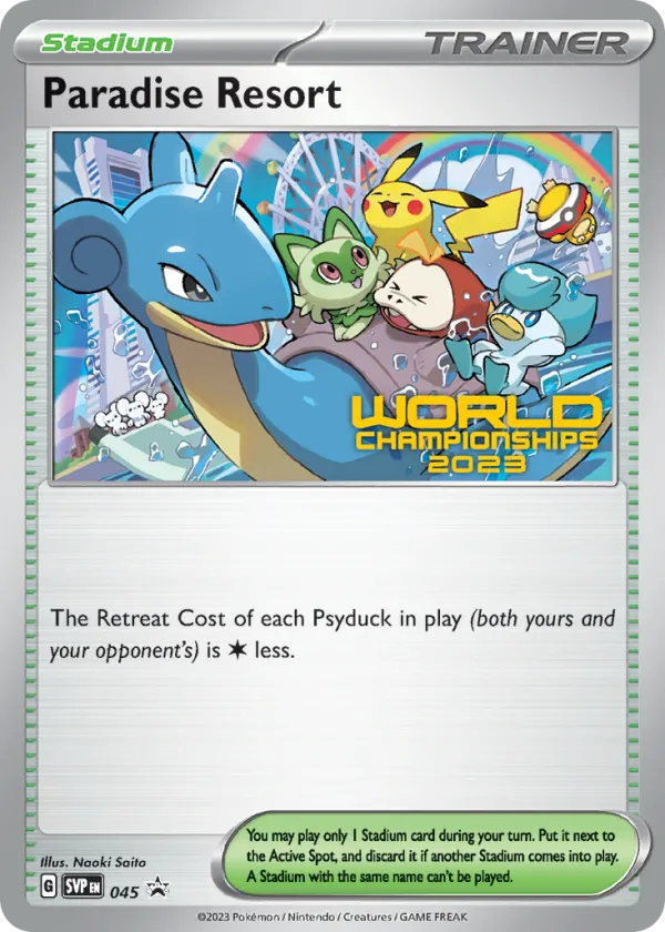 Paradise Resort Pokémon Scarlet & Violet Black Star Promos #45