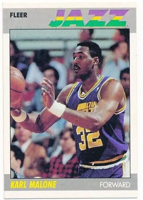 Karl Malone 1987 Fleer Basketball #68