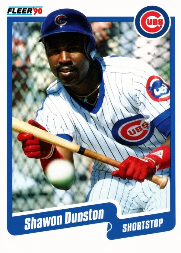 Shawon Dunston 1990 Fleer Baseball #30