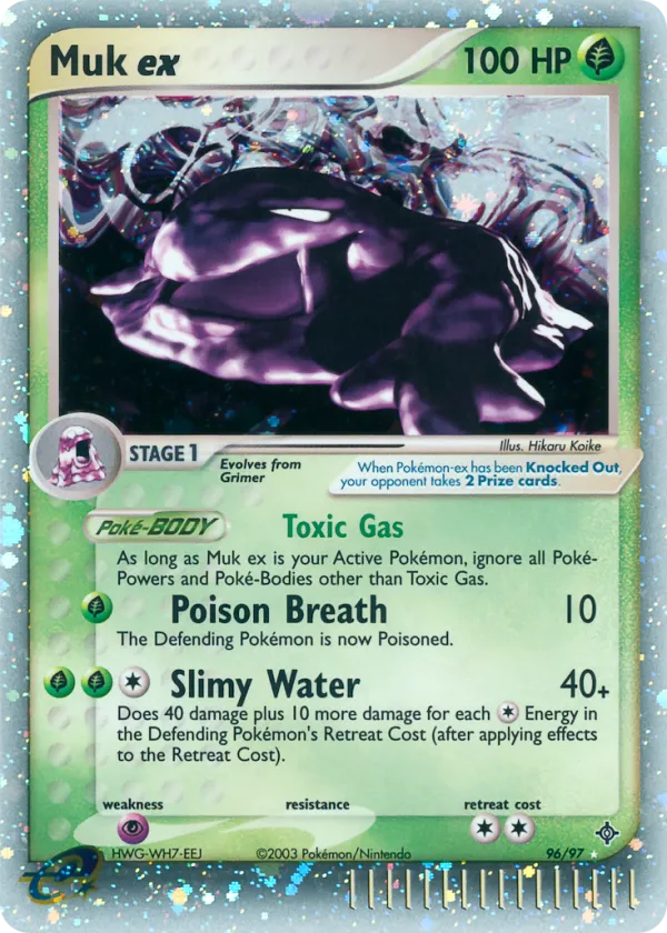 Muk ex Pokémon Dragon #96 Holo