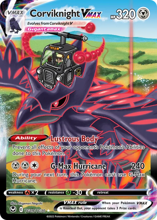 Corviknight VMAX Pokémon Silver Tempest Trainer Gallery #TG19 Holo