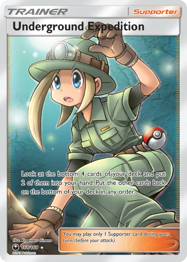 Underground Expedition Pokémon Celestial Storm #168 Holo