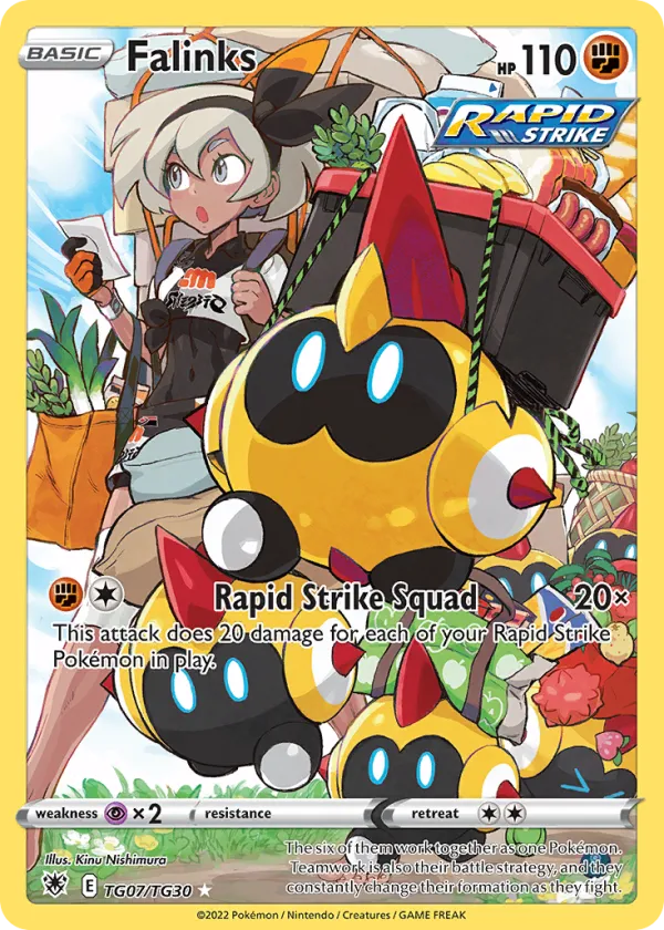 Falinks Pokémon Astral Radiance Trainer Gallery #TG07 Holo