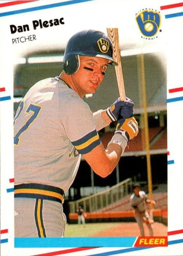 Dan Plesac 1988 Fleer Baseball #171